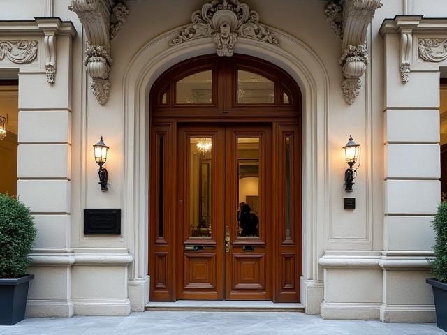 Photo de l'entrée du bureau de Voyage Stellaire à Paris, Rue Saint-Louis en l'Île, France